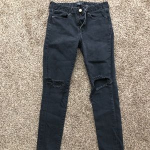 Black Denim Skinny Jeans